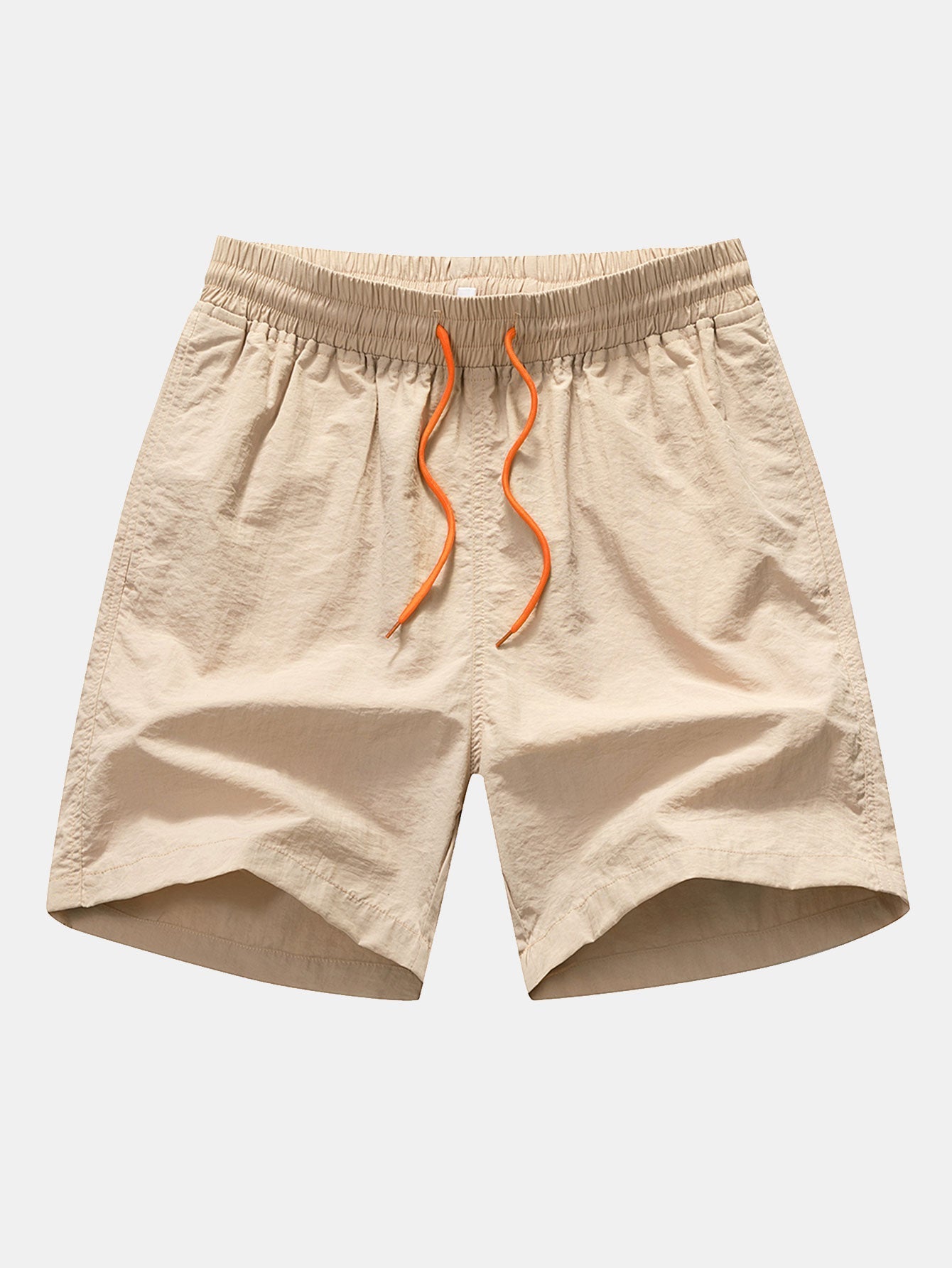 Palm Tree Print Contrast Ringer T-Shirt & Swim Shorts