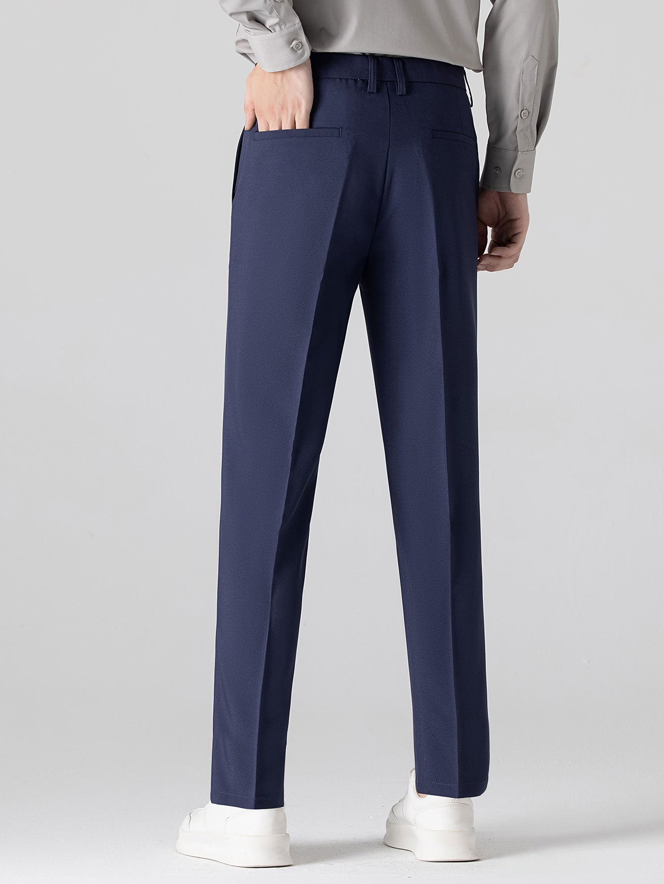 Contrast Trim Waffle Ringer T-Shirt & Slim Fit Tapered Trousers