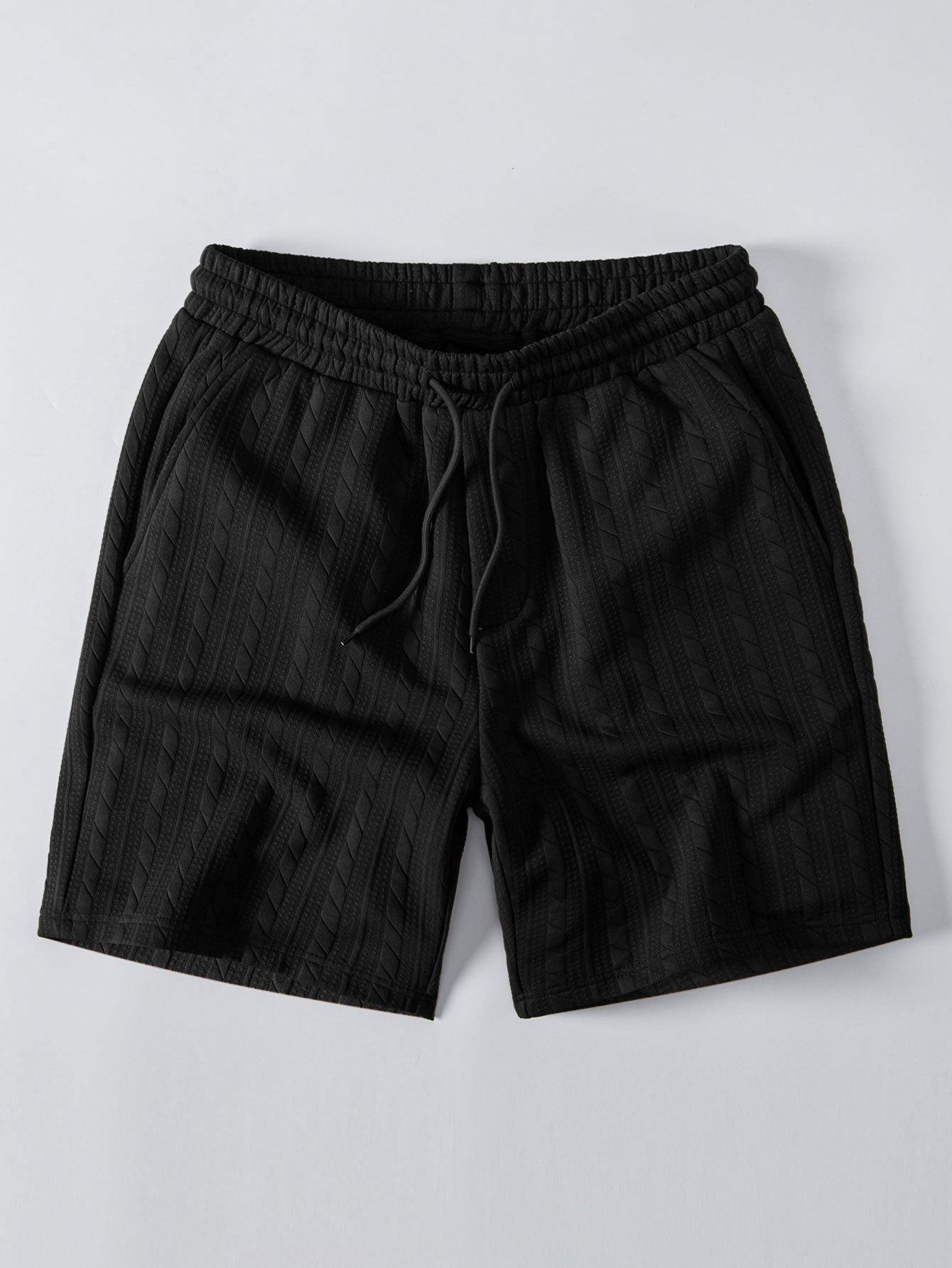 Relax Fit Twisted Jacquard T-Shirt & 7″ Shorts Set