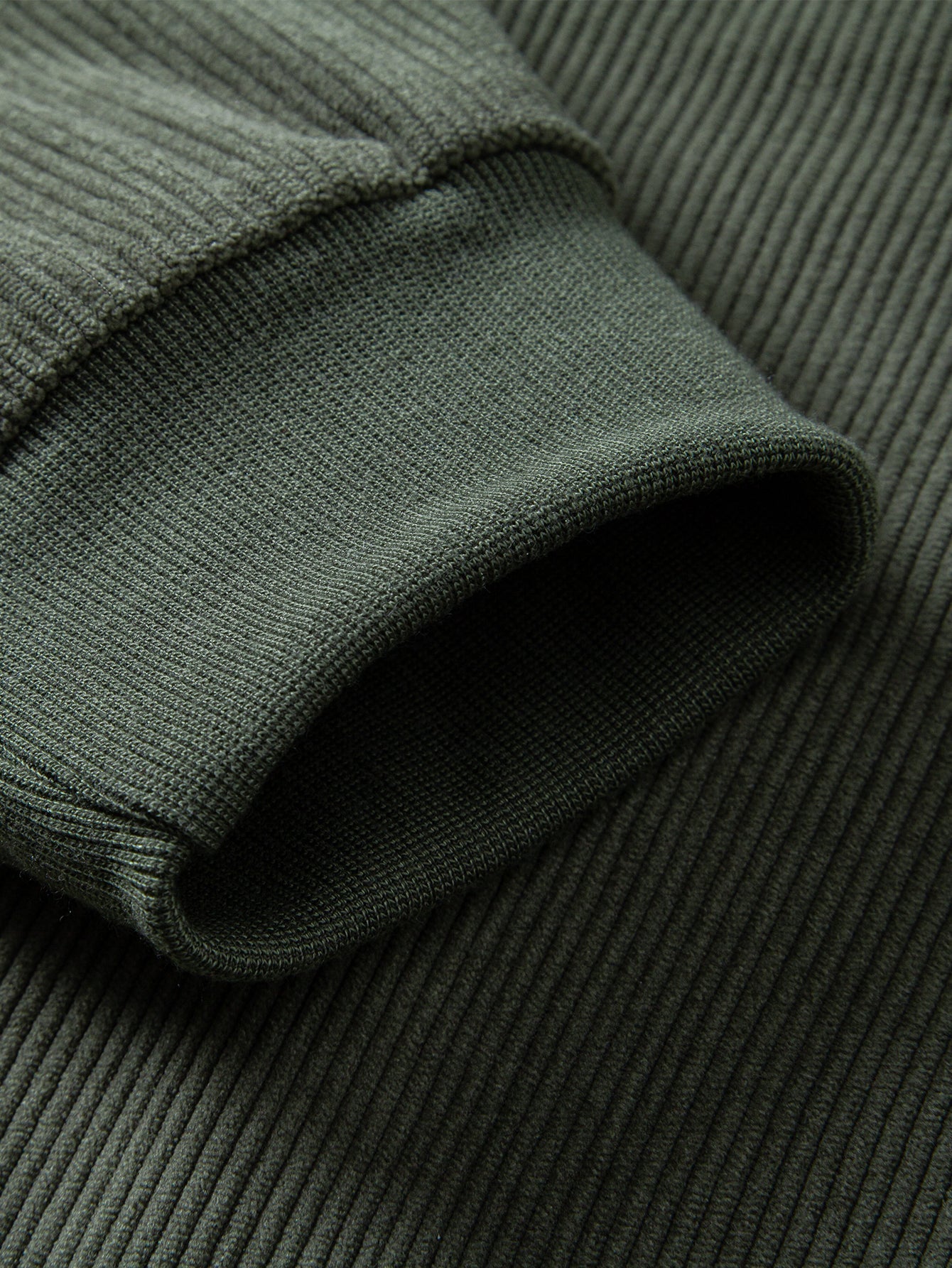 Quarter Zip Corduroy Raglan Sleeve Sweatshirt & Straight Leg Corduroy Pants