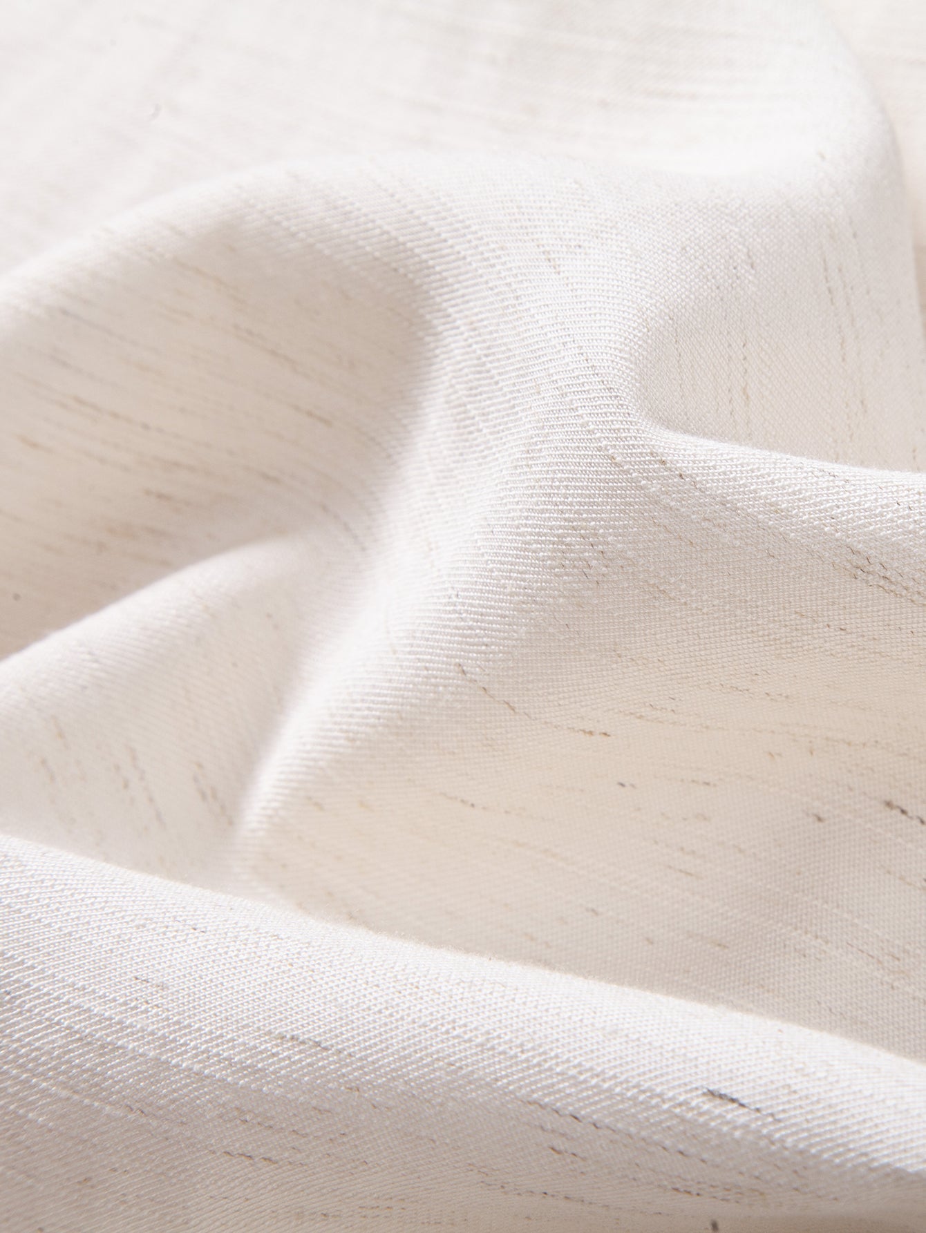 Linen Rayon Blend Button Up Shirt & Crinkle Textured Straight Leg Pants