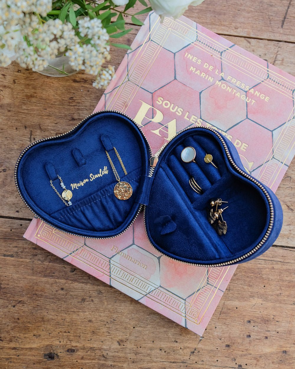 Boîte à bijoux cœur Céleste