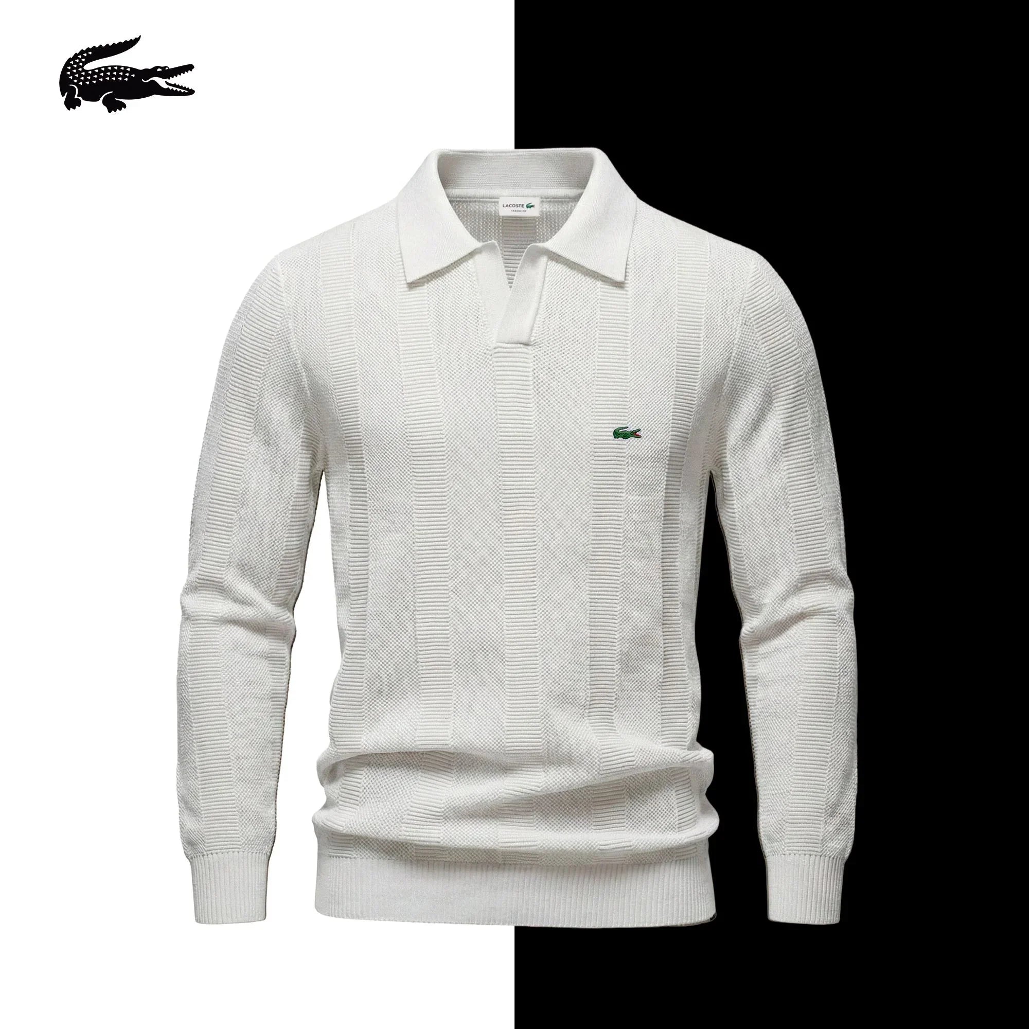 Lacoste Brighton Marine Knit Sweater