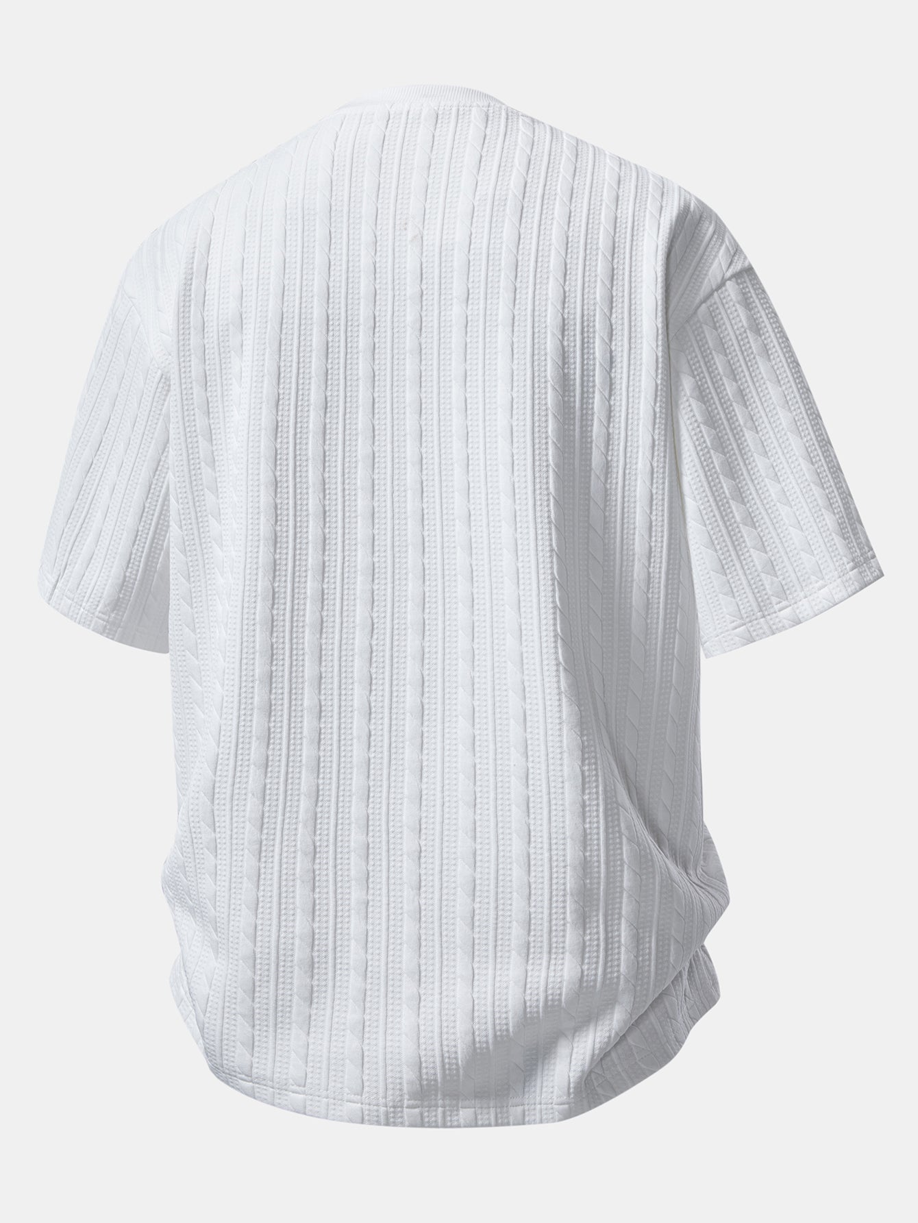 Relax Fit Twisted Jacquard T-Shirt & 7″ Shorts Set