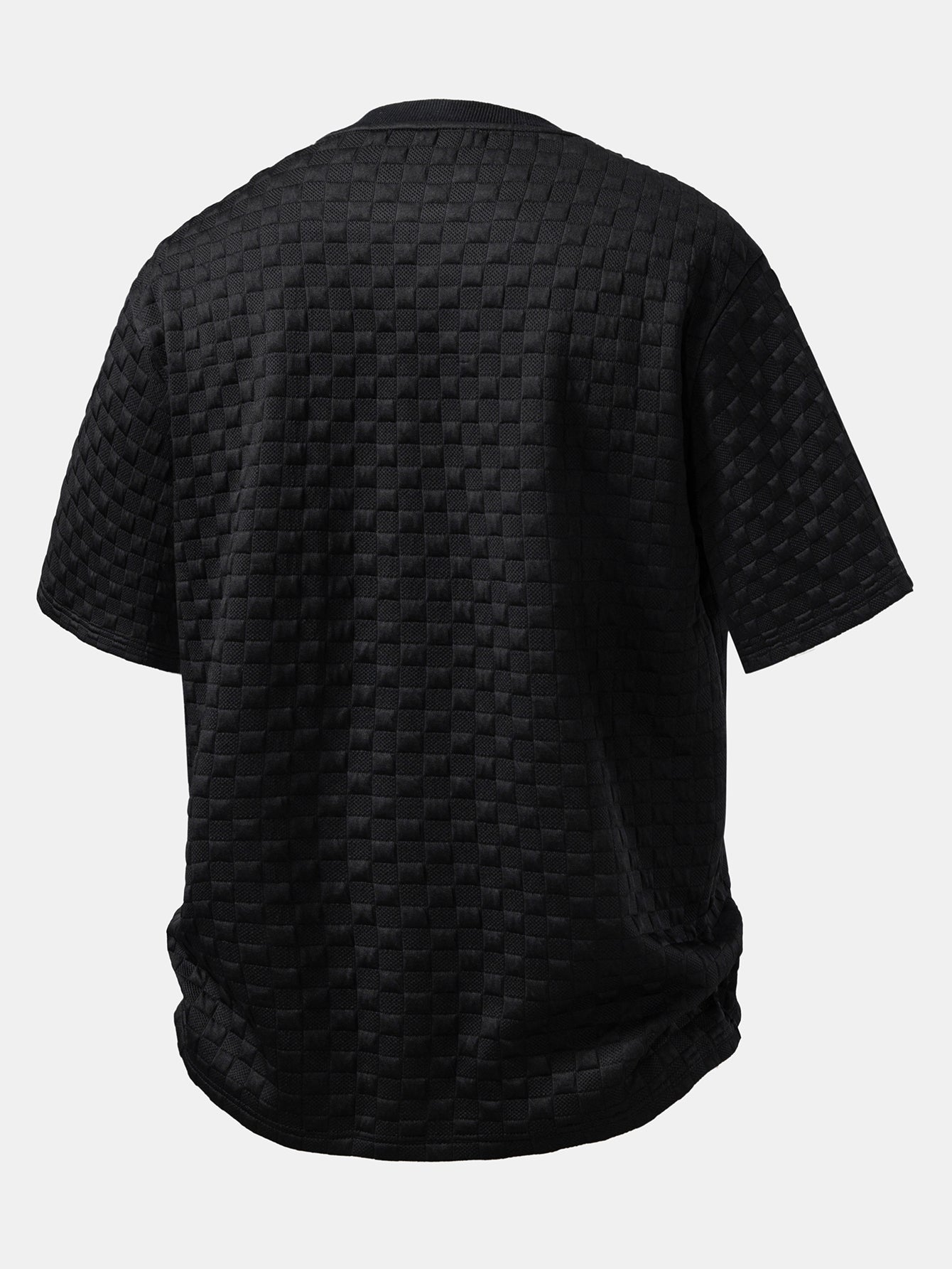 Relax Fit Checkerboard T-Shirt & Checkerboard Jacquard Shorts