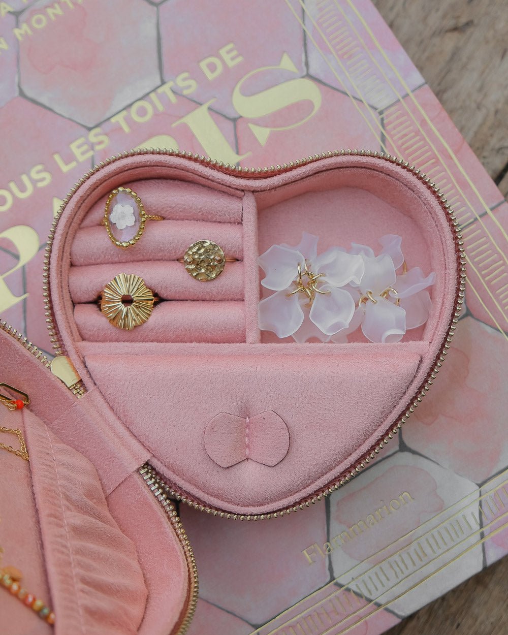 Boîte à bijoux cœur Céleste